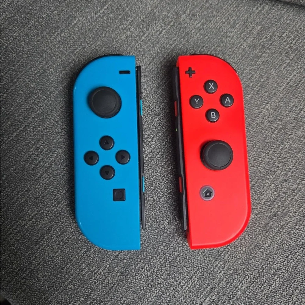 Nintendo Switch with Red and Blue Joy-Con